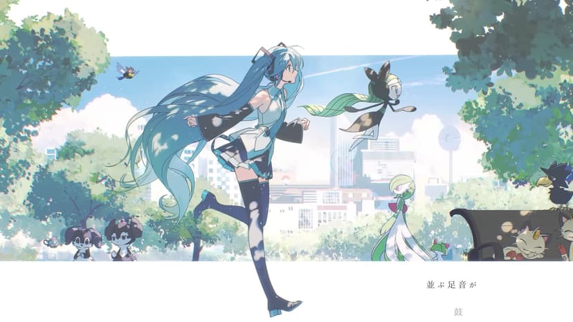 Hatsune Miku lança nova música em colaboração com Pokémon; confira