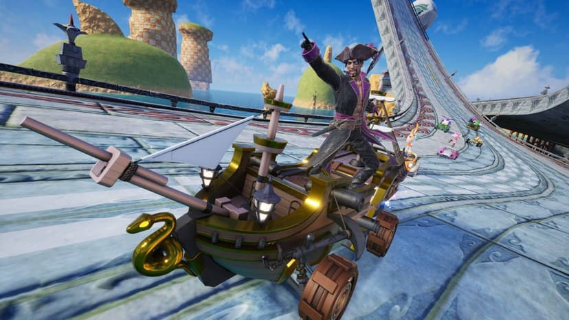 Capitão Majima chega a Sonic Racing: CrossWorlds nesta quarta-feira (29)