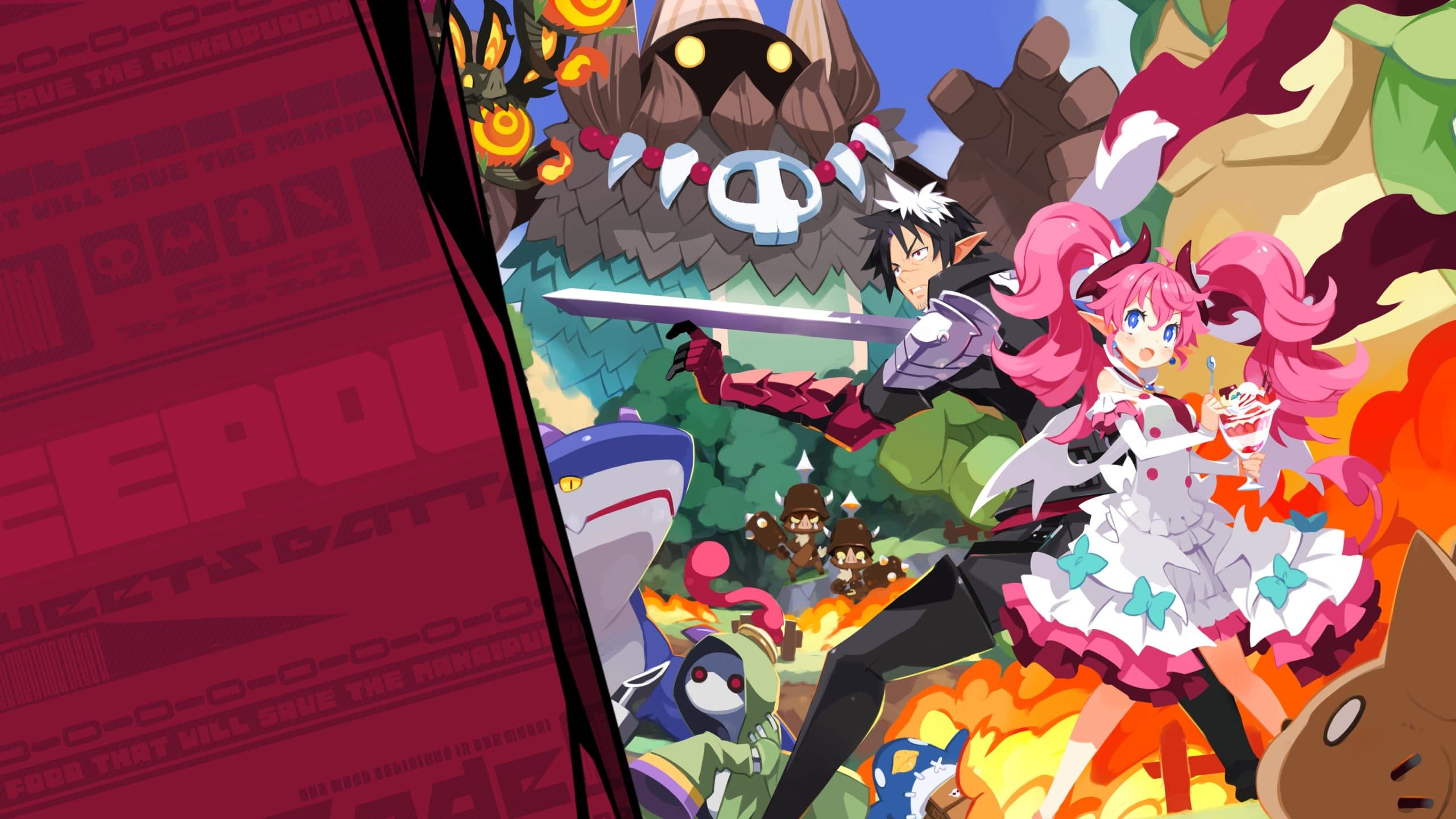 Disgaea Mayhem chega ao Switch e Switch 2 em 23 de julho de 2026