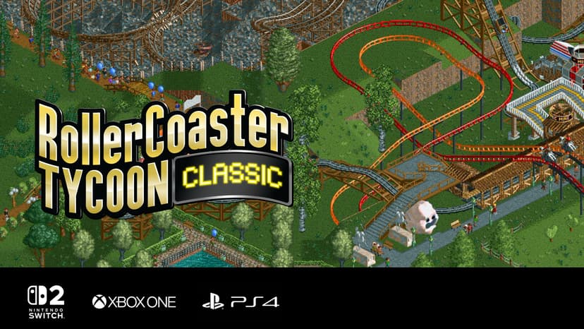 RollerCoaster Tycoon Classic será lançado no Nintendo Switch 2