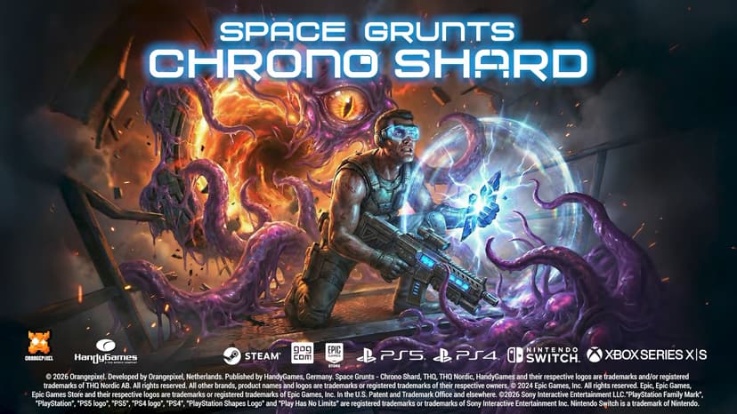 Space Grunts: Chrono Shard chega ao Nintendo Switch em breve