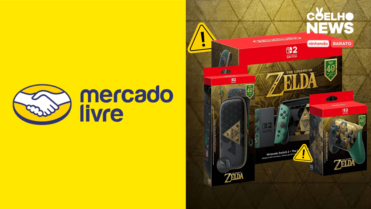 Pré-vendas de produtos de Zelda são canceladas no Brasil e fãs cobram respostas do Mercado Livre