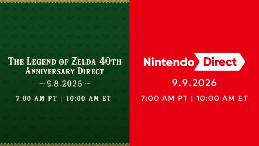 Nintendo anuncia duas Directs seguidas, com uma de Zelda